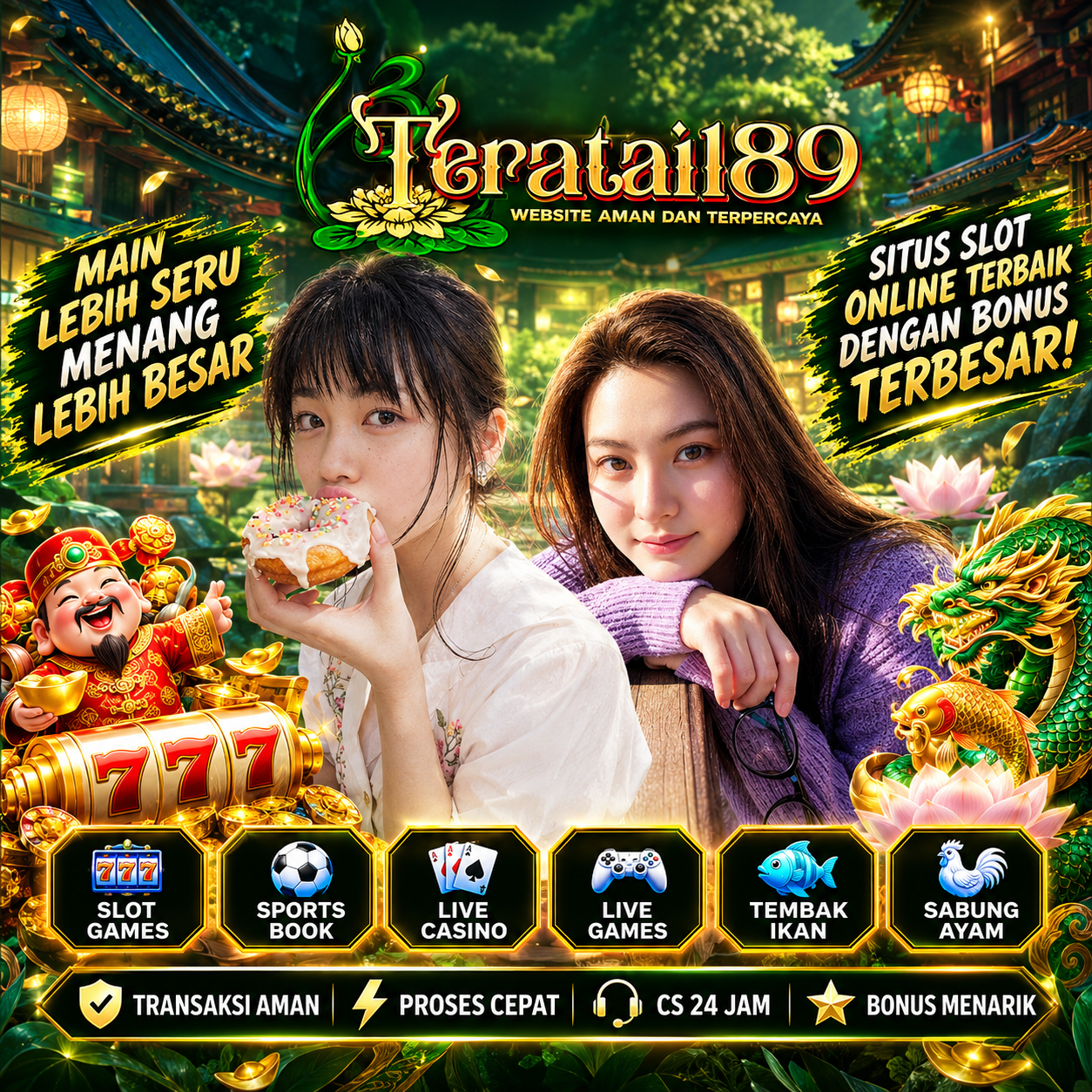 Banner TERATAI189 Trusted Brand